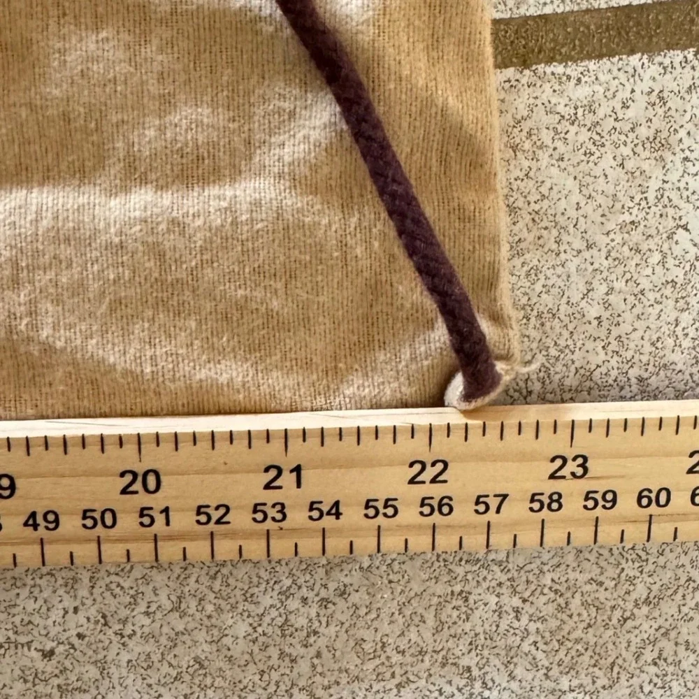 VTG  UGG‎ Australia Drawstring Dust Bag Tan Canvas Storage Pouch 23